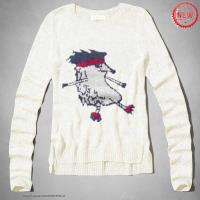 dames abercrombie fitch truien jacquard cartoon crewneck wit Winkel Nijmegen iqla1623